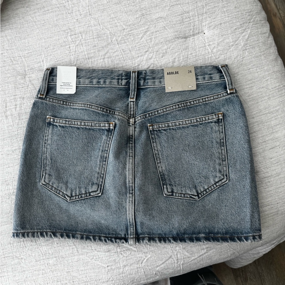 UNWORN TAGS ON AGOLDE ALEK MINI SKIRT